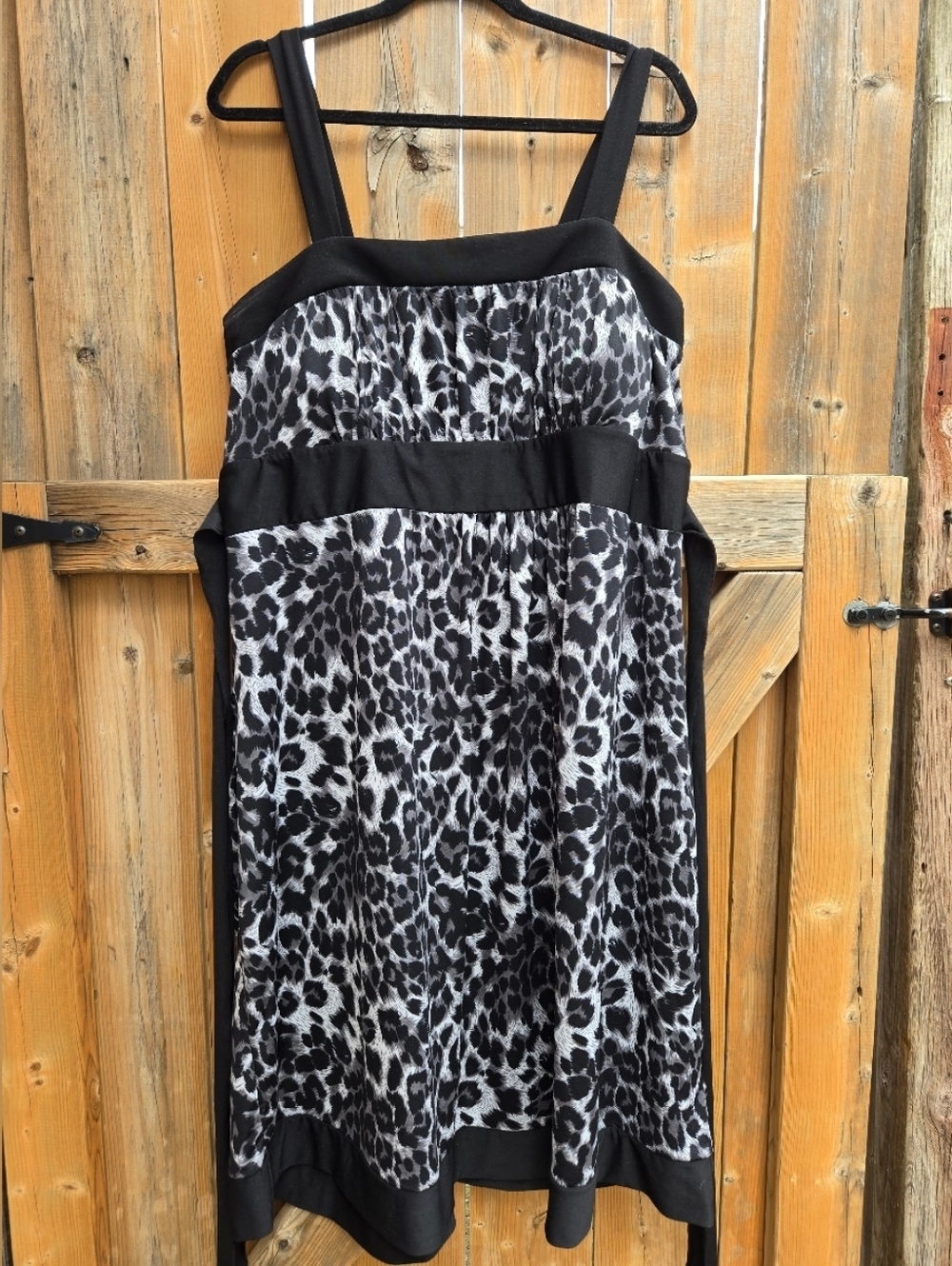 NWD Leopard Print Mini Dress- Size 1X - Picture 2 of 9